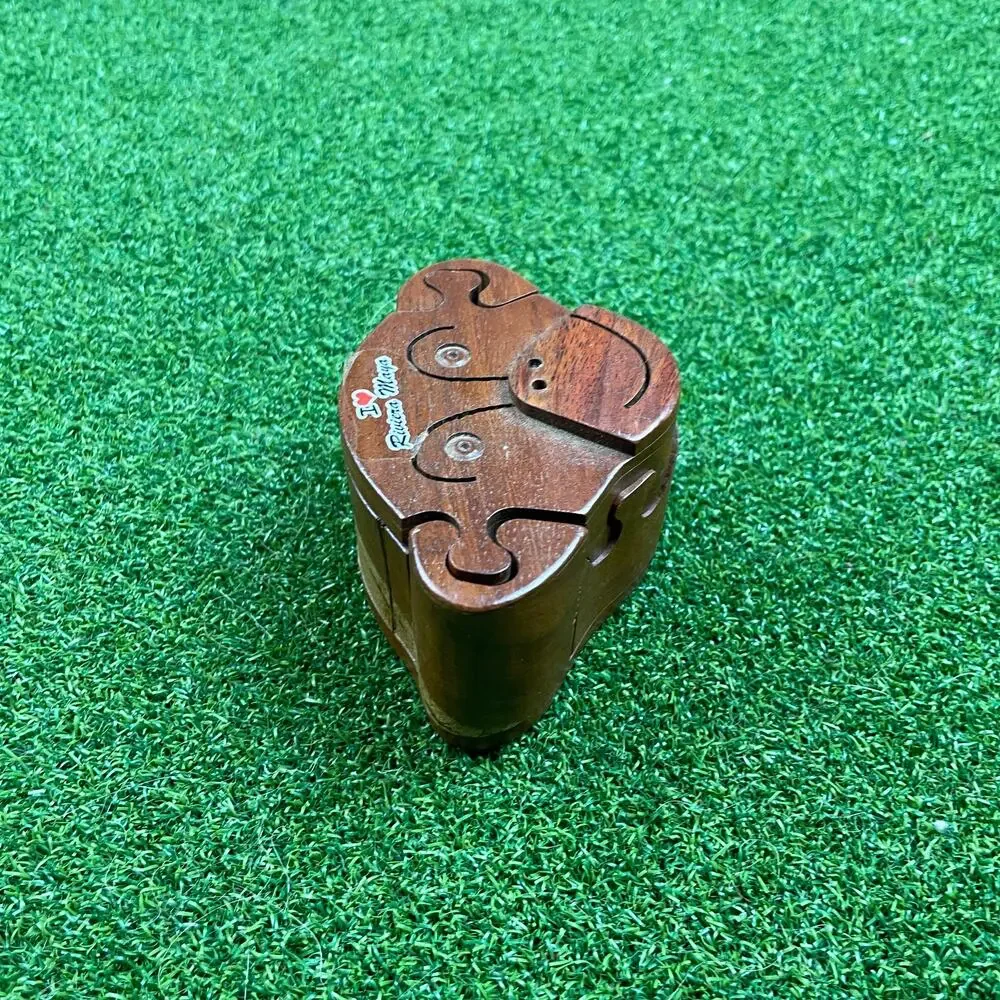 Joyero Rompecabeza Mini Handcrafted Wooden Monkey Souvenir Puzzle Velvet Box